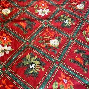 Retro Christmas Tablecloth